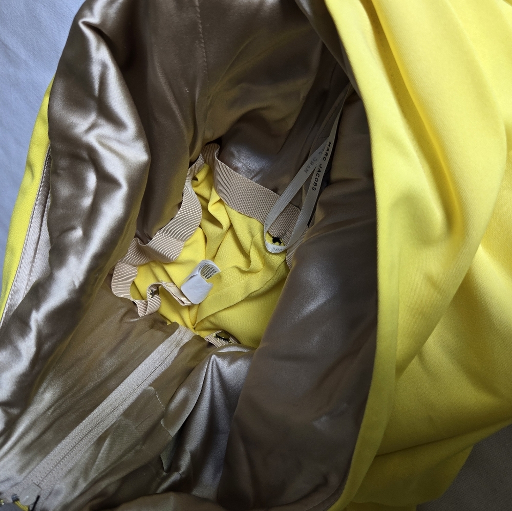 MARC JACOBS RUNWAY I NWT US 4 One Shoulder Gown I canary yellow - Picture 8 of 14